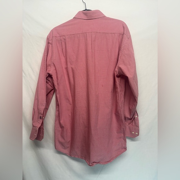 🇺🇸Tommy Hilfiger Ithaca Red & White regular fit button up dress shirt sz … - Picture 3 of 10